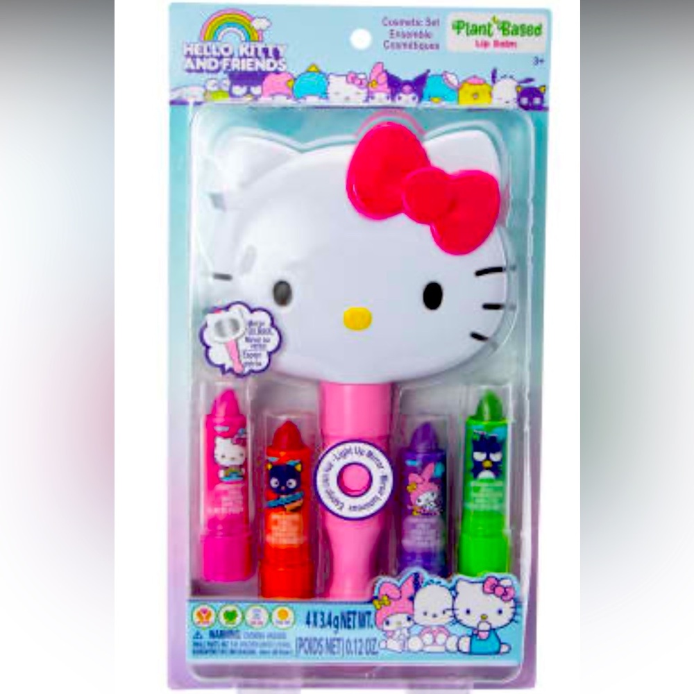 - Hello Kitty Cosmetic Set with light up mirror